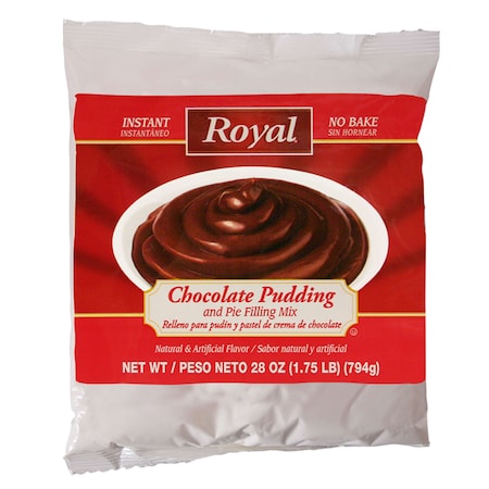 Royal Royal Instant Chocolate Pudding And Pie Filling Mix 28 oz., PK12 48521